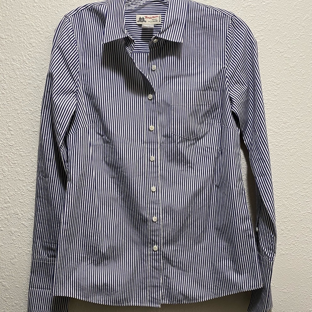 - Thomas Masson for J Crew Blue/White Stripe shirt